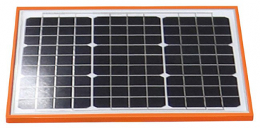 Preview: J&R JR306-SC-SP-SIP Notrufsäule, Notruftelefon, 1 Taste, Orange, LED-Lampe, Solarpanel