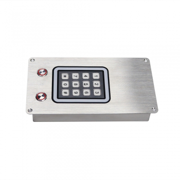 Preview: J&R JR309-FK-A-Analog Reinraum Freisprechtelefon / Gegensprechanlage, 2 Tasten, Edelstahl