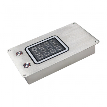 Preview: J&R JR309-FK-A-GSM Reinraum Freisprechtelefon / Gegensprechanlage, 2 Tasten, Edelstahl