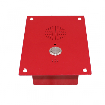 Preview: J&R JR314-SC-Analog Notruf-Telefon, Freisprecheinrichtung, 1 Taste, Rot