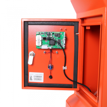 J&R JR330-SC-4G Emergency Telephone, 1 Button, Autodial-Phone, Security Locker, Orange