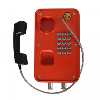 Preview: J&R JREX106-A03-Analog EX-Telefon, Tastenfeld, Orange