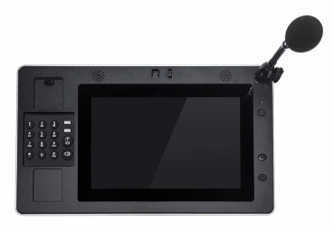Preview: J&R JR-DS-02 IP-Dispatching-Konsole / Hauptstation, 10,1"-Touchscreen, eingebaute 200W-Kamera