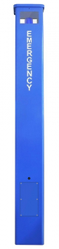 Preview: J&R JR321-SC-AL Notrufsäule, Notruftelefon, 1 Taste, LED-Lampe, Blau