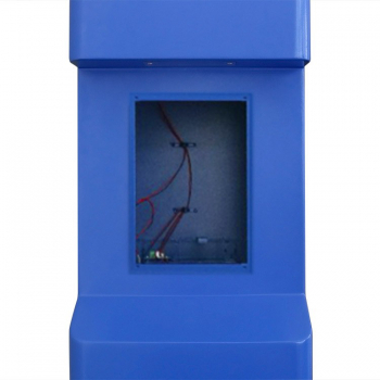 Preview: J&R JR321-SC-4G Notrufsäule, Notruftelefon, 1 Taste, LED-Lampe, Blau