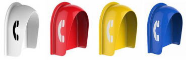 Preview: J&R JR-TH-04 Telefon-Schallschutzhaube, SMC / GFK, -13 dB, Gelb