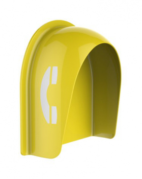 J&R JR-TH-04 Telefon-Schallschutzhaube, SMC / GFK, -13 dB, Gelb