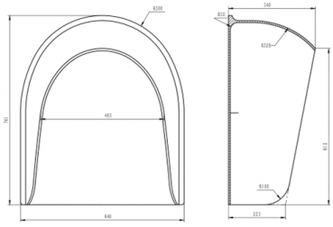 Preview: J&R JR-TH-04 Telefon-Schallschutzhaube, GRP, -13 dB