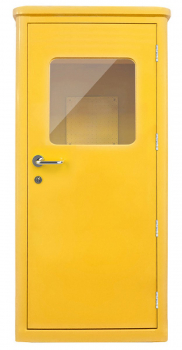 J&R JR-TH-08 Telefonzelle, Schallschutzkabine, -35 dB, Lampe, robuste GFK Konstruktion