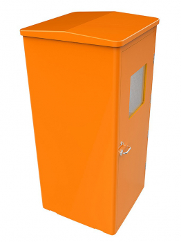 Preview: J&R JR-TH-08 Telefonzelle, Schallschutzkabine, -35 dB, Lampe, robuste GFK Konstruktion