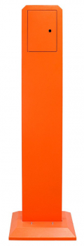 Preview: J&R JR-TP-03 Stand-Notrufsäule für Außenbereiche, Rot, 1510 x 436 x 306 mm