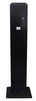 Preview: J&R JR-TP-03 Stand-Notrufsäule für Außenbereiche, Rot, 1510 x 436 x 306 mm