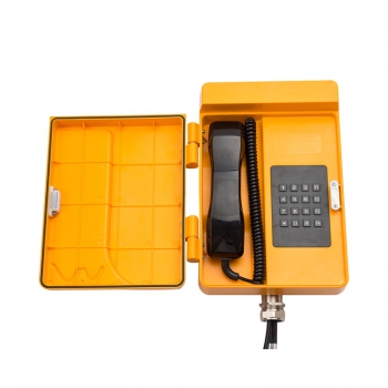 Joiwo Plastic Weatherproof Analog Telephone with Waterproof Loudspeaker JWAT305