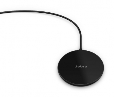 Jabra Evolve2 Buds UC, Link 380 BT USB-C UC, 30 cm USB-C to USB-A cable, wireless charging pad 20797-989-889