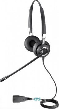 Jabra BIZ 2400 Duo, Noise-Cancelling, Wideband-Headset (QD), Mikrofonarm Free Spin 2489-825-109