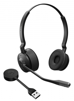 Jabra Engage 55 UC Stereo USB-A, EMEA, +USB-Adapter, USB-Kabel, Reiseetui 9559-410-111