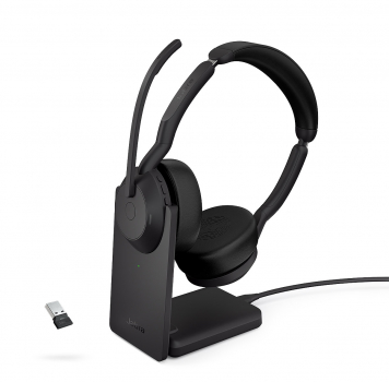 Jabra Evolve2 55 Link380/390a UC Stereo Stand 25599-989-989