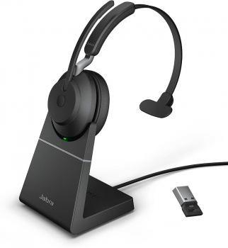 Jabra Evolve2 65 Link380a UC Mono Stand Black 26599-889-989