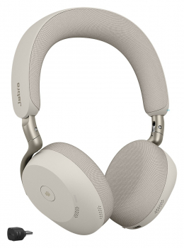 Jabra Evolve3 75 MS, USB-C Dongle Link390c, Warmgrau 37599-999-898