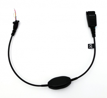 Jabra QD auf Open-End für Ascom mit Mute Funktion 8800-00-98