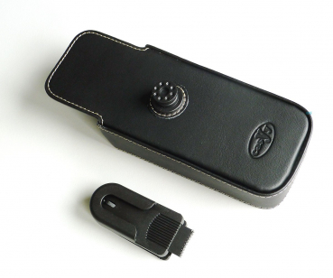 CasYy Universal Phone Pouch, Leather Case, Belt Holster with Rotating Clip 1253