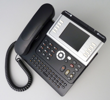 Preview: Alcatel 4068 IP Extended Edition Urban Grau INT Phone, V1.2 Int. 3GV27062TB Refurbished