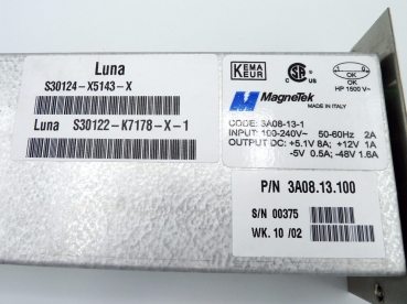 Siemens Luna PSU für AP3500 S30124-X5143-X S30122-K7178-X Refurbished