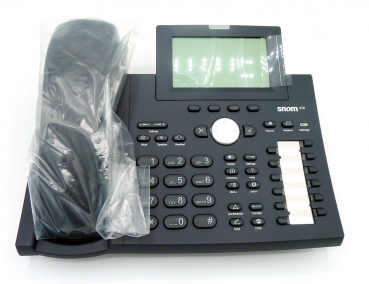 SNOM 370 IP-Telefon schwarz 3039 without cardboard insert NEW