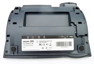 SNOM 370 IP-Telefon schwarz 3039 ohne Kartoneinlage NEU