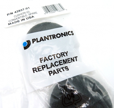 Plantronics spare Foam ear cushion for headset DuoSet and CS60 (2 pieces) 43937-01