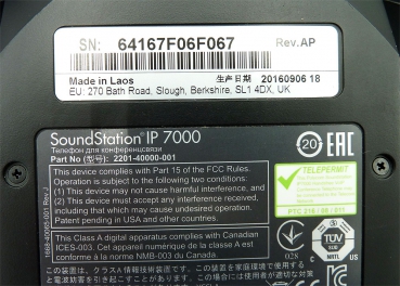 Polycom SoundStation IP 7000 conference Phone 2201-40000-001 Refurbished