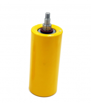 DUK Laufrolle für den Betätigungsarm des Förderband-Schieflaufschalter LHR... 250 mm, gelb beschichtet E5106