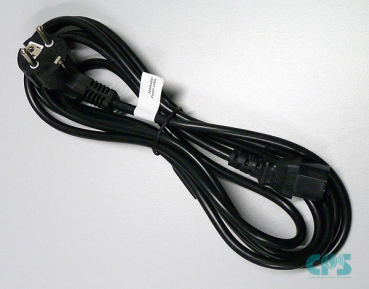 Preview: Netzleitung EU gerade Typ F, CEE 7/7 zu C13 Stromanschluss 3m Schwarz L30251-U600-A389 L30280-Z600-F105 NEU