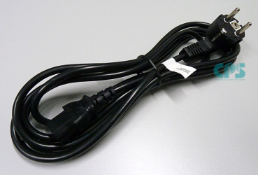 Preview: Netzleitung EU gerade Typ F, CEE 7/7 zu C13 Stromanschluss 3m Schwarz L30251-U600-A389 L30280-Z600-F105 NEU