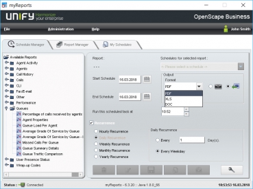 OpenScape Business myReports license for Contact Center and UC Suite L30250-U622-B669