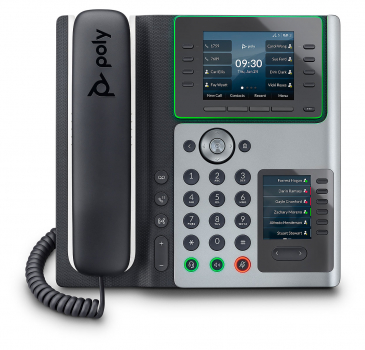 Poly Edge E400 IP Phone, PoE 82M93AA, 2200-87835-025