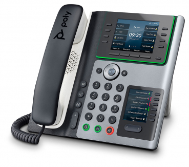 Poly Edge E450 IP Phone, PoE 82M90AA, 2200-87030-025