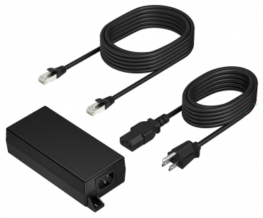 Preview: Poly PoE++ 65W 2.5G Adapter 3,66m CAT6A Kabel (EU) für Studio V12 & X32 B5NH6AA#ABB