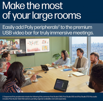 Preview: Poly Studio V72 USB 4K Videobar Teams AV1E3AA#AC3