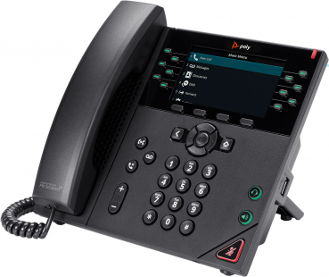 Poly VVX 450 12-Line IP Phone, PoE, 8B1L7AA#AC3, 2200-48840-025