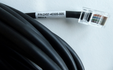 Preview: Polycom Anschlußkabel LAN Kabel CAT5e Ethernet Cable 5Meter 2457-40305-005 Refurbished