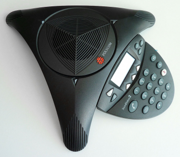 Poly SoundStation2 (analog) conference phone with display, Expandable without Power Supply 2201-16200-601 Refurbished