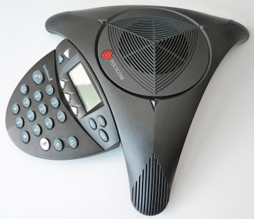 Poly SoundStation2 (analog) conference phone with display, Expandable without Power Supply 2201-16200-601 Refurbished