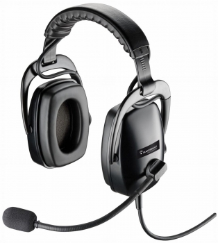 Poly SHR 2083-01, Robustes binaural Lärmschutz Headset mit QD 92083-01