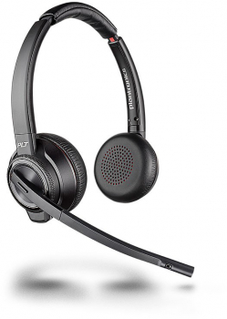 Preview: Poly Savi 8220-M Microsoft, Office Stereo DECT Headset 207326-02 Refurbished