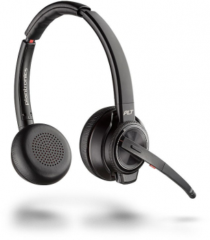 Preview: Poly Savi 8220-M Microsoft, Office Stereo DECT Headset 207326-02 Refurbished