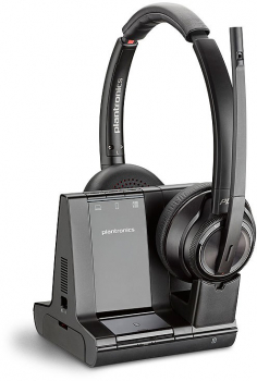 Preview: Poly Savi 8220-M Microsoft, Office Stereo DECT Headset 207326-02 Refurbished