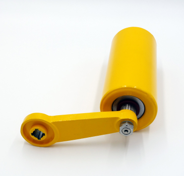 DUK Actuator lever for conveyor belt misalignment switch type LHR..., with roller 250 mm, coated yellow E5102