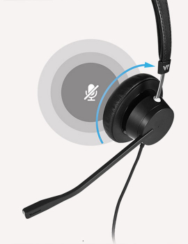 Preview: VT7600 UNC Duo GQD Flex-Boom Standard, Stereo QD Headset 7650-90-00