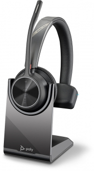 Poly Voyager 4310 UC Monaural Headset +BT700 USB-A Adapter +Charging Stand 77Y92AA, 218471-01